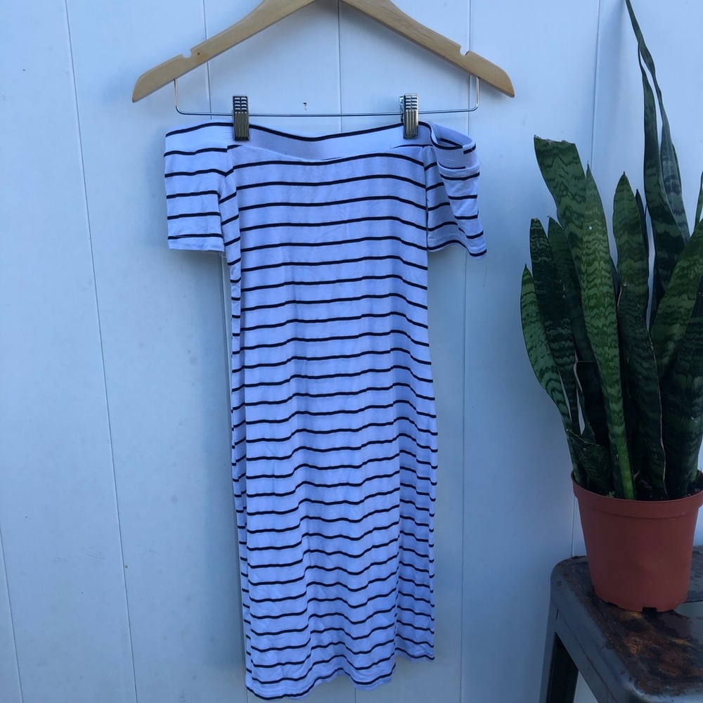 Stripped Tube Dress